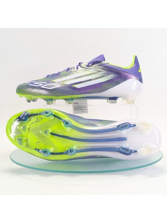adidas F50 Elite FG Soccer Cleats Purple Green JH7615 Mens 10.5 Womens 11.5 main image 4